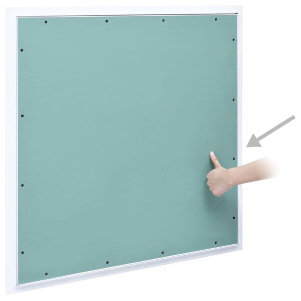 vidaXL Access Panel with Aluminium Frame and Plasterboard 600x600 mm