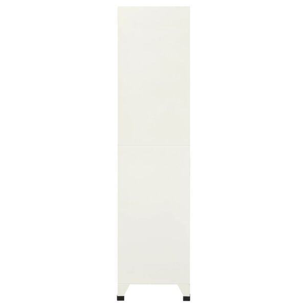 vidaXL Locker Cabinet Grey and Blue 90x45x180 cm Steel