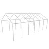 vidaXL Gazebo Frame | Silver | Steel | Large | Sturdy | Gazebo Frame