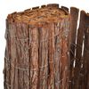 vidaXL Bark Fence Brown 600 x 125 cm Bark