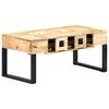 vidaXL Coffee Table Cassette Style 100x52x45 cm Solid Mango Wood