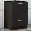 vidaXL Sink Cabinet Black 40x37x59 cm Engineered Wood