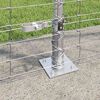 vidaXL Fence Post Galvanized 25 x 1.6 m Steel