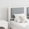 vidaXL Headboard Other White 135 cm Solid pine wood