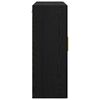 vidaXL Wall Cabinet Black Oak 69.5 x 34 x 90 cm Engineered Wood