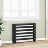 vidaXL Radiator Cover Black Oak 104 x 20 x 82 cm Engineered Wood