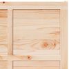 vidaXL Barn Door Brown 100 x 2.5 x 208 cm Solid Pine Wood
