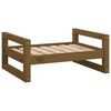 vidaXL Dog Bed Honey Brown 65,5x50,5x28 cm Solid Pine Wood