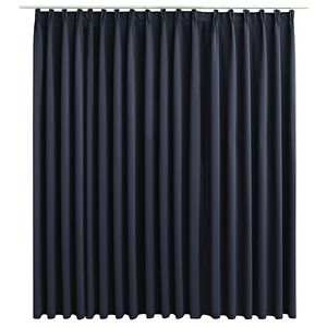 vidaXL Blackout Curtain with Hooks Anthracite 290x245 cm