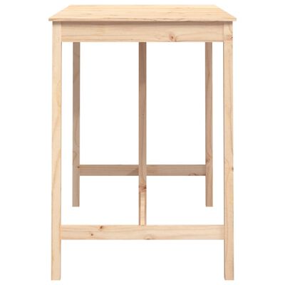 vidaXL Bar Table 140x80x110 cm Solid Wood Pine