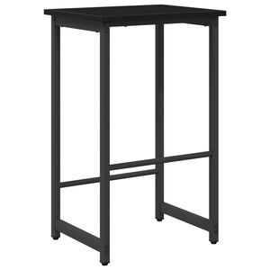 vidaXL Bar Stool Black Oak 40 x 32 x 64 cm Engineered Wood