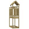 vidaXL Play Tower Brown 52.5 x 110.5 x 214 cm Solid Impregnated Wood