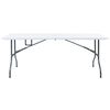 vidaXL Folding Garden Table White 180x72x72 cm HDPE