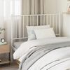 vidaXL Metal Replace Headboard White 107 cm