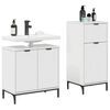 vidaXL Bathroom Furniture Set 2 pcs High gloss white 39.5 x 36 x 88 cm