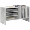 vidaXL Record Cabinet Concrete Grey 78.5 x 35 x 45 cm Engineered Wood