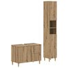 vidaXL 2 Piece Bathroom Cabinet Set DELFT Artisan Oak Engineered Wood