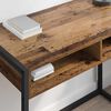 vidaXL Desk with Storage Old Wood 100 x 50 x 75 cm Engineered Wood