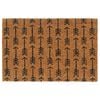 vidaXL Door Mat Natural 40x60 cm Tufted Coir