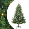 vidaXL Artificial Pre-lit Christmas Tree with Ball Set Green 180 cm