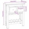 vidaXL Cabinet Brown 60 x 30 x 70 cm Solid Reclaim Wood