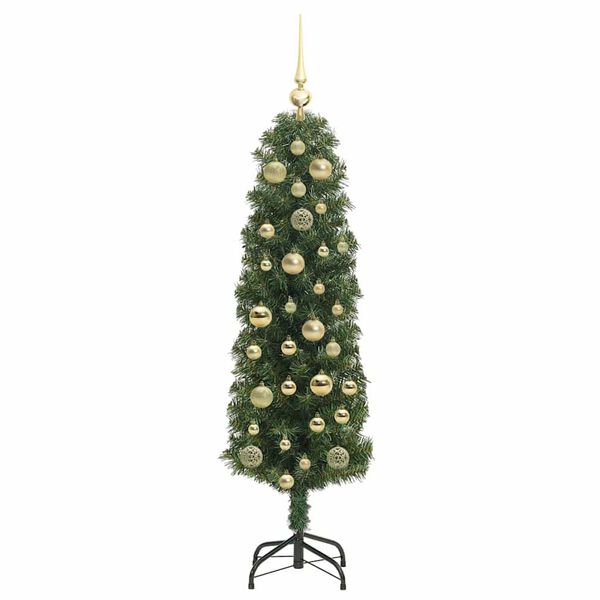 vidaXL Artificial Christmas Tree with 150 LEDs with Stand Green 120 cm