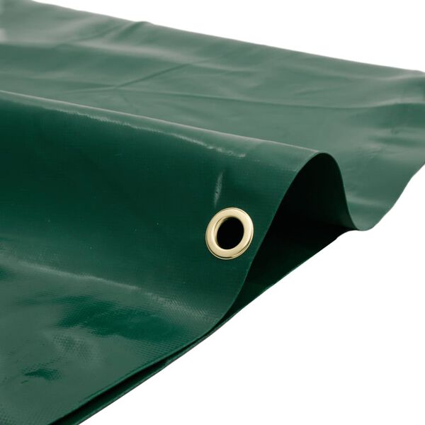vidaXL Tarpaulin Green 5x5 m 650 g/m²