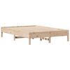 vidaXL Bed Frame without Mattress 140x190 cm Solid Wood Pine
