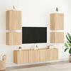 vidaXL TV Wall Cabinet Sonoma Oak 40.5x30x40 cm Engineered Wood