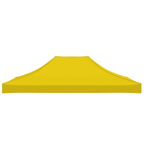 vidaXL Party Tent Roof 4x3 m Yellow 270 g/m²