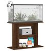 vidaXL Aquarium Stand Brown Oak 80x35x60 cm Engineered Wood
