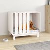 vidaXL Dog House White 70 x 50 x 62 cm