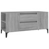 vidaXL TV Cabinet Grey Sonoma 102x44.5x50 cm Engineered Wood