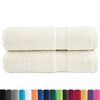 vidaXL Premium Hand Towels SOLUND 2 pcs Cream 50x100 cm 600 gsm