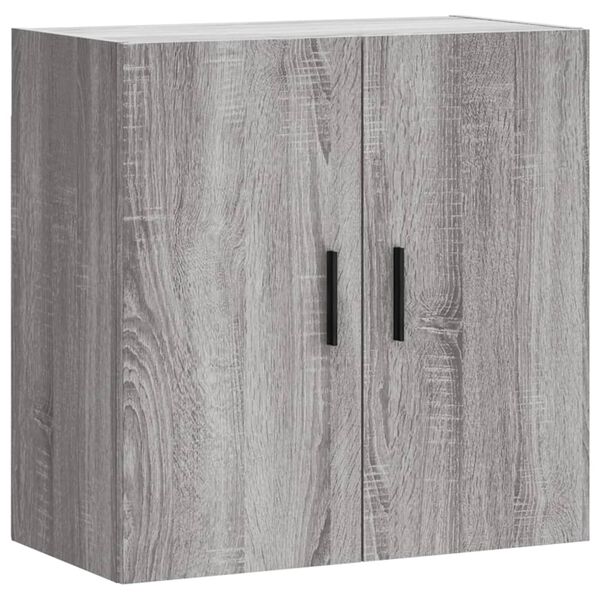 vidaXL Wall Cabinet Grey Sonoma 60x31x60 cm Engineered Wood