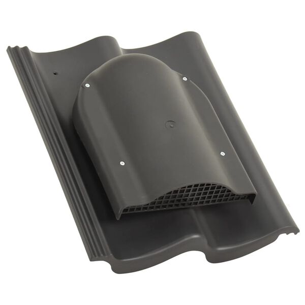 vidaXL Flat Fan Roof Ventilator Anthracite