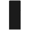 vidaXL Sideboard Black 60x30x75 cm Engineered Wood