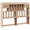 vidaXL Bookcase Bed without Mattress 160x200 cm Solid Wood Pine