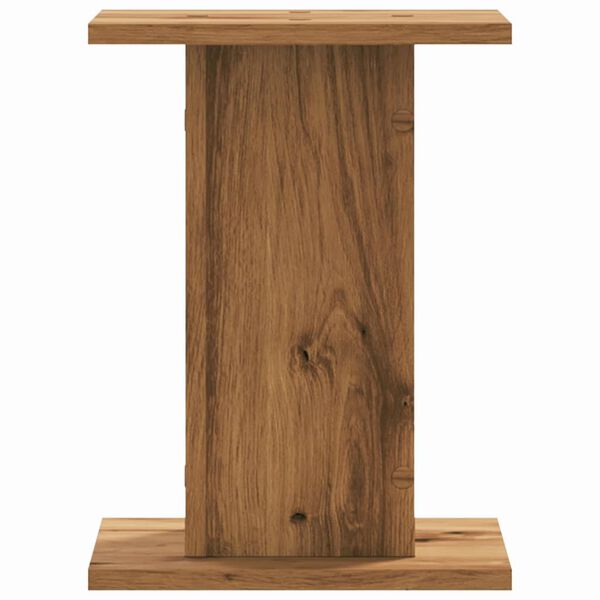 vidaXL Plant Stands 2 pcs Artisian Oak 30x30x40 cm Engineered Wood