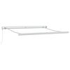 vidaXL Awning Frame Manual White 300 x 250 cm Aluminium