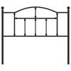 vidaXL Metal Replace Headboard Black 107 cm