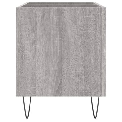 vidaXL Record Cabinet Grey Sonoma 74.5x38x48 cm Engineered Wood