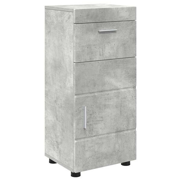 vidaXL Bathroom Cabinet Set TULUM Concrete Grey 37 x 31.5 x 82 cm