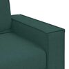vidaXL Sofa Dark Green 220 x 78 x 84 cm Fabric