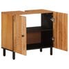 vidaXL 2 Piece Bathroom Cabinet Set Solid Wood Acacia