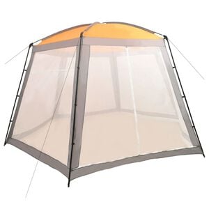 vidaXL Pool Tent | Grey | Fabric with PA coating | 500x433x250 cm