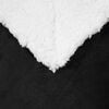 vidaXL Throw Blanket Black 150 x 200 cm Fleece