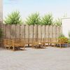 vidaXL Outdoor Sofa Set 11 pcs Natural Solid Acacia Wood