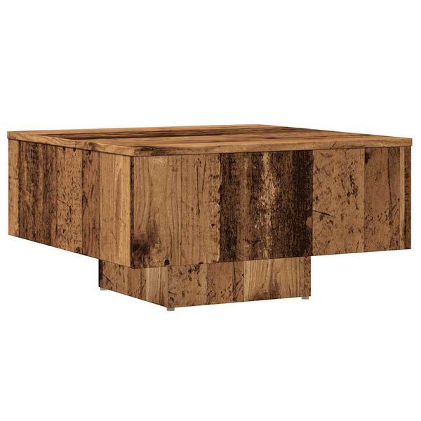 vidaXL Coffee Table Old Wood 60x60x31.5 cm Engineered Wood