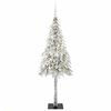 vidaXL Christmas Tree with 300 LEDs White 180 cm PE and Steel